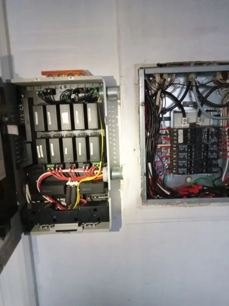 Electrical panel upgrade completed for Carbon Monoxide Detector Installation in Newington